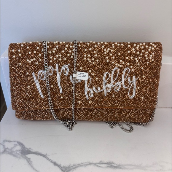 Pop The Bubbly Beaded Clutch Bag - Picture 2 of 6